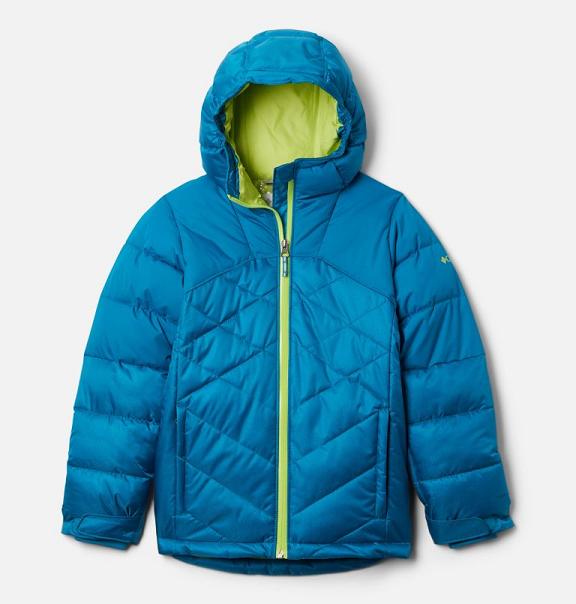 Columbia Winter Powder Winter Jacket Light Blue For Girls NZ53041 New Zealand